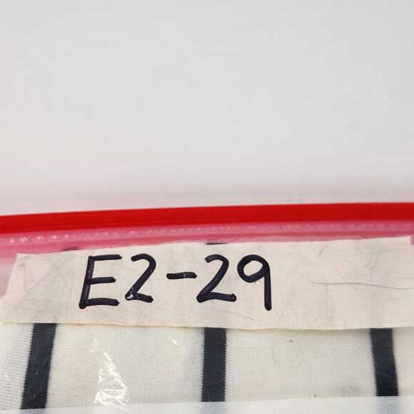 A New Day Boat Neck Striped Blouse Top Womens XXL White Black 3/4 Sleeve Preppy - Picture 7 of 7